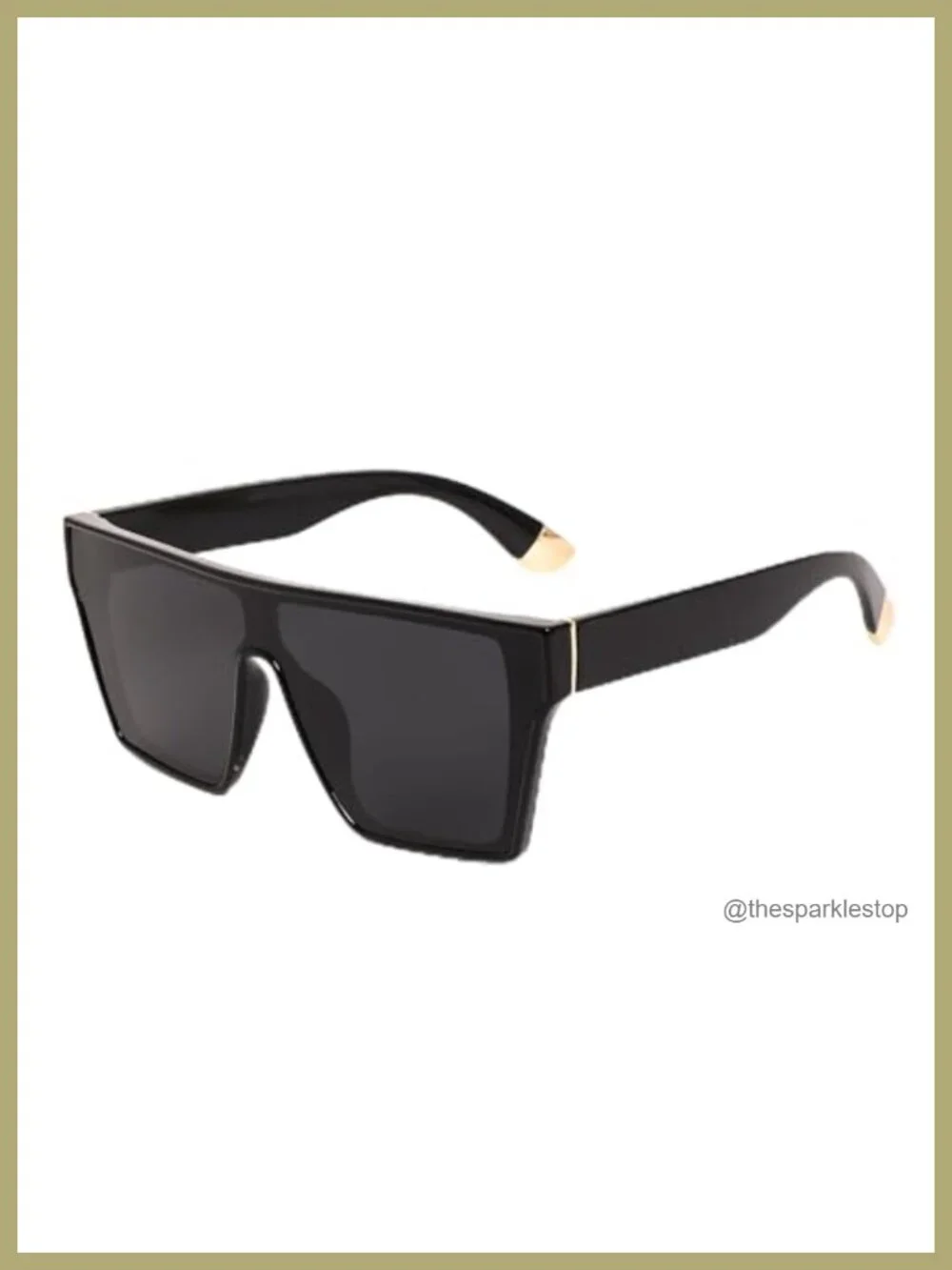 Oversized Polarized Sunglasses TR-90 Frame UV400 Shatterproof Driving Cycling